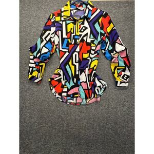 Big Dart Margritta Abstract Button-Down Shirt Long Sleeve Size Large EU 42
